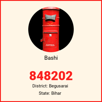 Bashi pin code, district Begusarai in Bihar