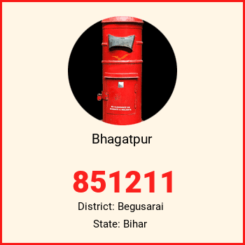 Bhagatpur pin code, district Begusarai in Bihar