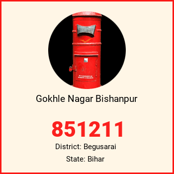 Gokhle Nagar Bishanpur pin code, district Begusarai in Bihar
