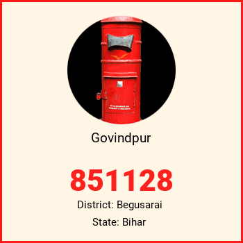 Govindpur pin code, district Begusarai in Bihar