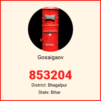 Gosaigaov pin code, district Bhagalpur in Bihar