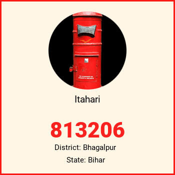Itahari pin code, district Bhagalpur in Bihar
