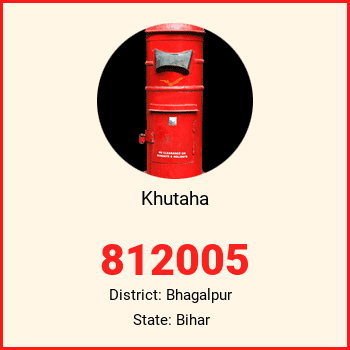 Khutaha pin code, district Bhagalpur in Bihar