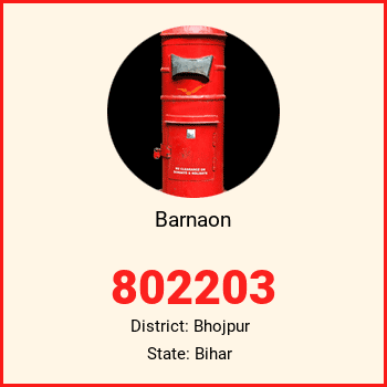 Barnaon pin code, district Bhojpur in Bihar