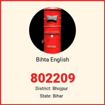 Bihta English pin code, district Bhojpur in Bihar