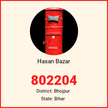 Hasan Bazar pin code, district Bhojpur in Bihar
