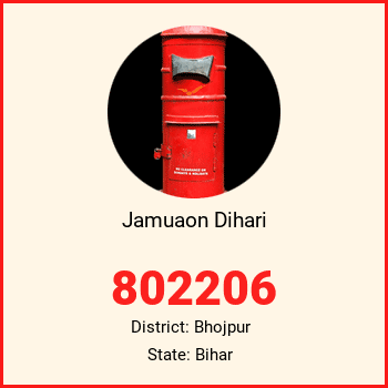 Jamuaon Dihari pin code, district Bhojpur in Bihar