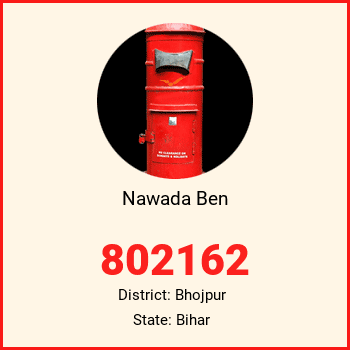 Nawada Ben pin code, district Bhojpur in Bihar