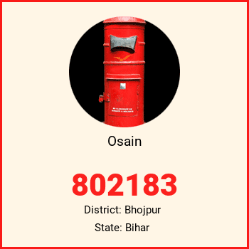 Osain pin code, district Bhojpur in Bihar
