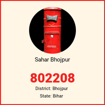 Sahar Bhojpur pin code, district Bhojpur in Bihar