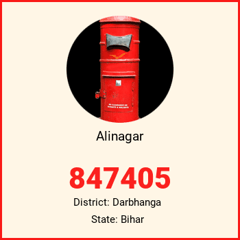 Alinagar pin code, district Darbhanga in Bihar