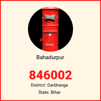 Bahadurpur pin code, district Darbhanga in Bihar