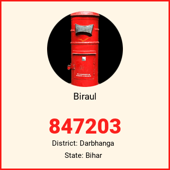 Biraul pin code, district Darbhanga in Bihar