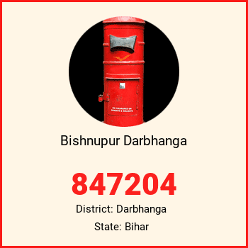 Bishnupur Darbhanga pin code, district Darbhanga in Bihar