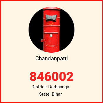 Chandanpatti pin code, district Darbhanga in Bihar