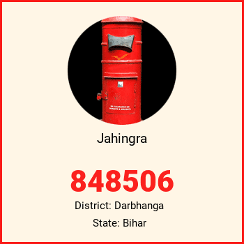 Jahingra pin code, district Darbhanga in Bihar