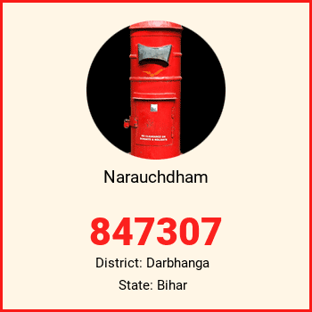 Narauchdham pin code, district Darbhanga in Bihar