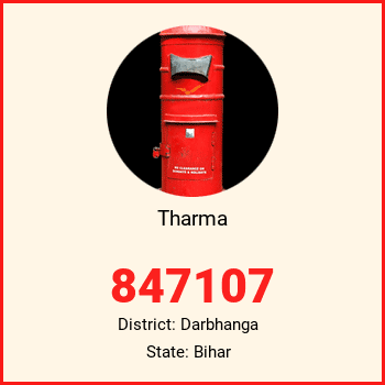 Tharma pin code, district Darbhanga in Bihar