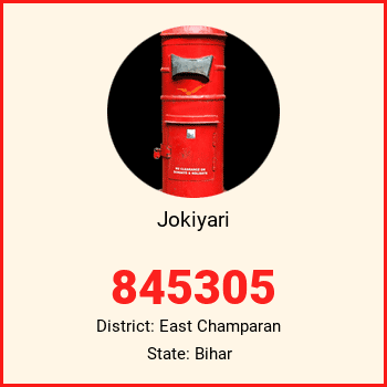Jokiyari pin code, district East Champaran in Bihar