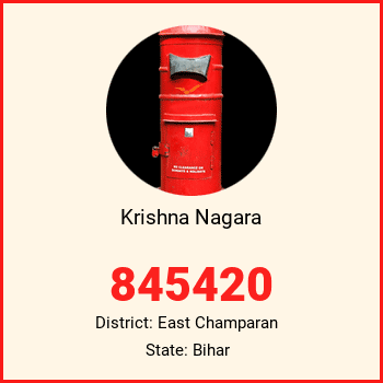 Krishna Nagara pin code, district East Champaran in Bihar