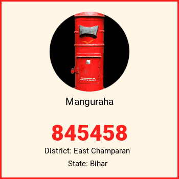 Manguraha pin code, district East Champaran in Bihar