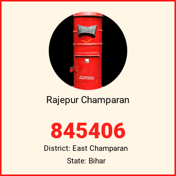 Rajepur Champaran pin code, district East Champaran in Bihar