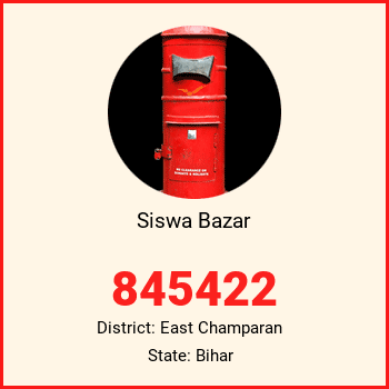 Siswa Bazar pin code, district East Champaran in Bihar