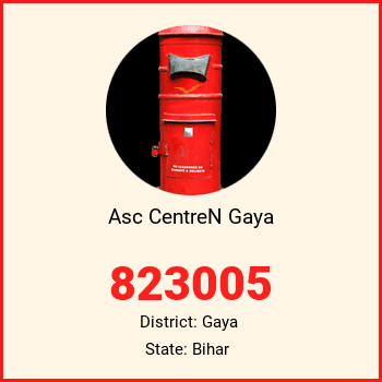 Asc CentreN Gaya pin code, district Gaya in Bihar