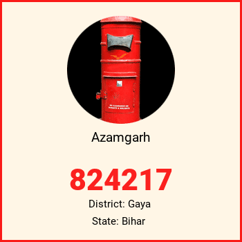 Azamgarh pin code, district Gaya in Bihar