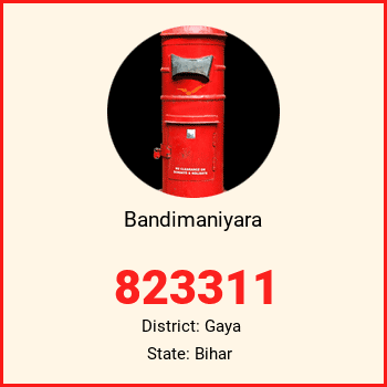 Bandimaniyara pin code, district Gaya in Bihar