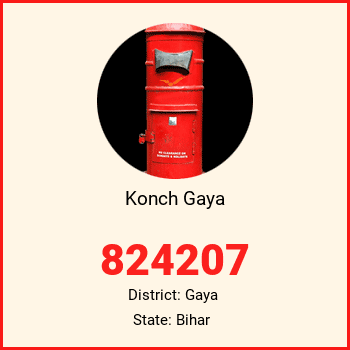 Konch Gaya pin code, district Gaya in Bihar