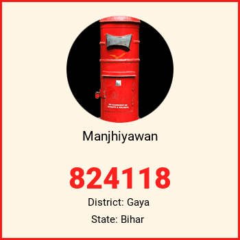 Manjhiyawan pin code, district Gaya in Bihar