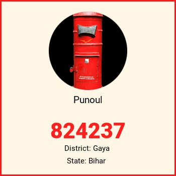 Punoul pin code, district Gaya in Bihar