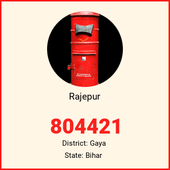 Rajepur pin code, district Gaya in Bihar