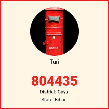 Turi pin code, district Gaya in Bihar