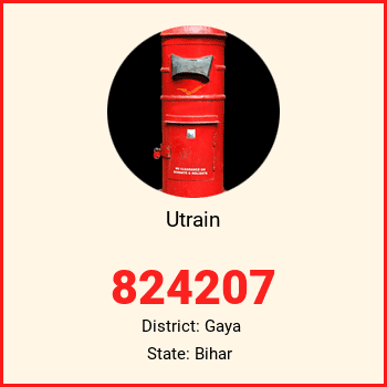 Utrain pin code, district Gaya in Bihar