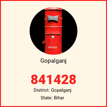 Gopalganj pin code, district Gopalganj in Bihar