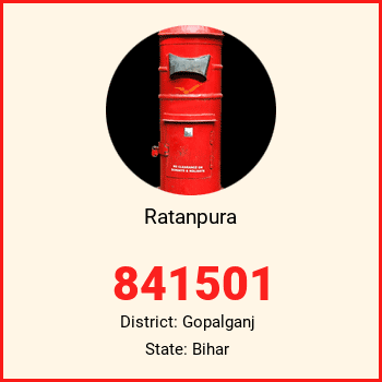 Ratanpura pin code, district Gopalganj in Bihar