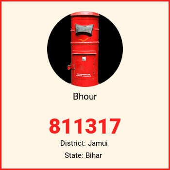 Bhour pin code, district Jamui in Bihar