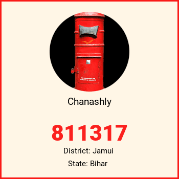 Chanashly pin code, district Jamui in Bihar