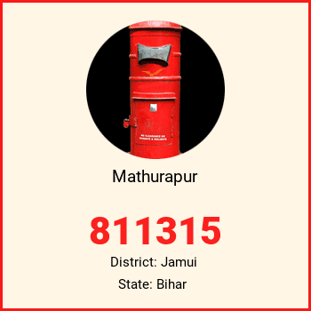 Mathurapur pin code, district Jamui in Bihar