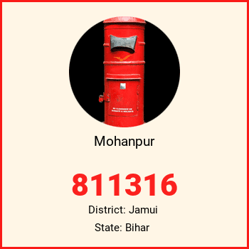 Mohanpur pin code, district Jamui in Bihar