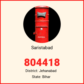 Saristabad pin code, district Jehanabad in Bihar