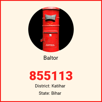 Baltor pin code, district Katihar in Bihar