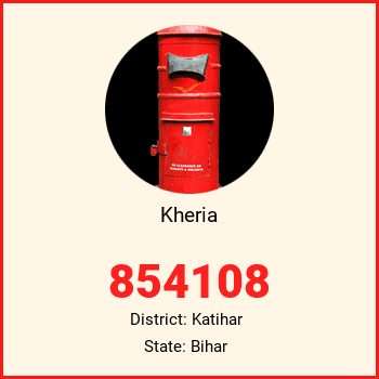 Kheria pin code, district Katihar in Bihar