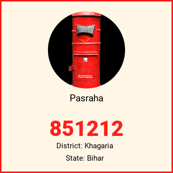 Pasraha pin code, district Khagaria in Bihar