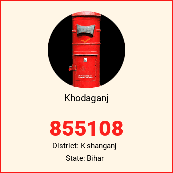 Khodaganj pin code, district Kishanganj in Bihar