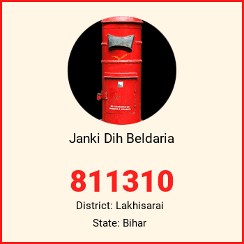 Janki Dih Beldaria pin code, district Lakhisarai in Bihar