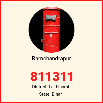 Ramchandrapur pin code, district Lakhisarai in Bihar