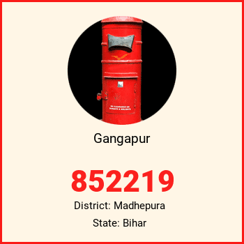 Gangapur pin code, district Madhepura in Bihar